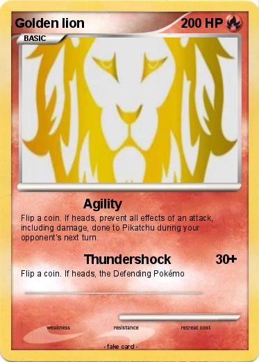 Pokemon Golden lion