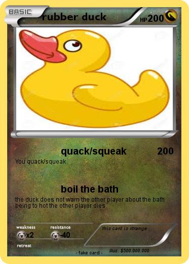 Pokemon rubber duck