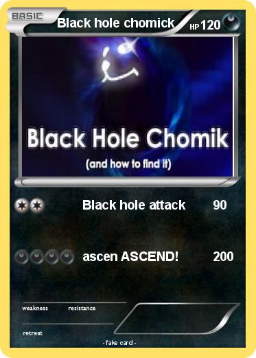 Pokemon Black hole chomick