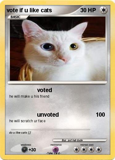 Pokemon vote if u like cats