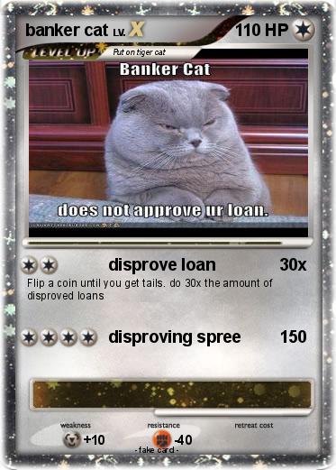 Pokemon banker cat