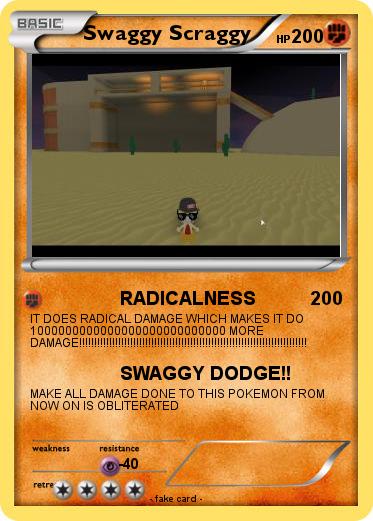 Pokemon Swaggy Scraggy