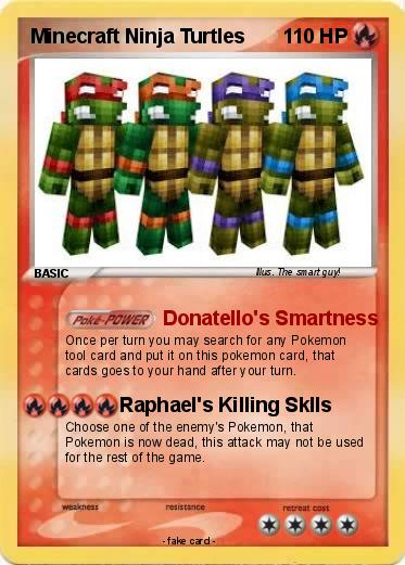 Pokemon Minecraft Ninja Turtles