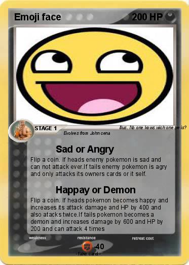 Pokemon Emoji face
