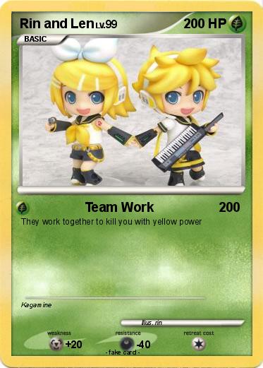 Pokemon Rin and Len