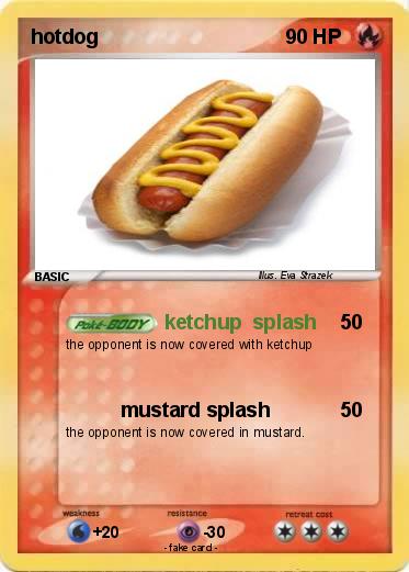 Pokemon hotdog