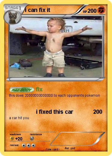 Pokemon i can fix it