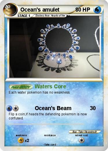 Pokemon Ocean's amulet