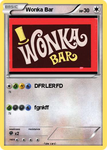 Pokemon Wonka Bar