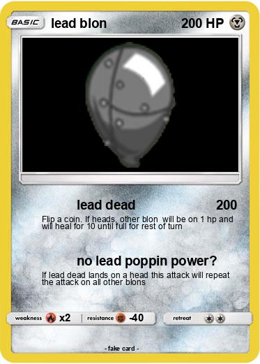 Pokemon lead blon