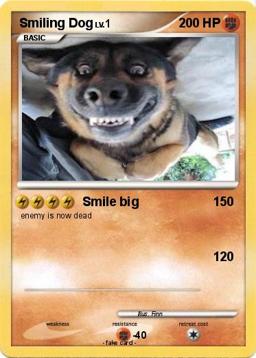 Pokemon Smiling Dog