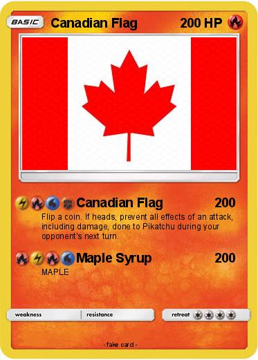Pokemon Canadian Flag