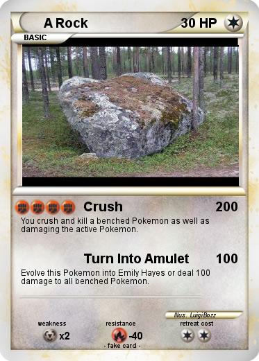 Pokemon A Rock