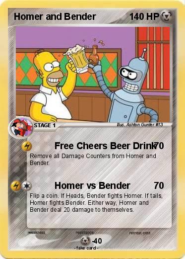 Pokemon Homer and Bender