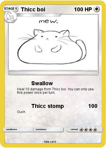 Pokemon Thicc boi