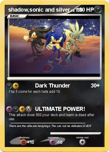 Pokemon shadow,sonic and silver