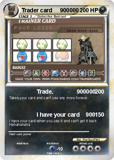 Pokemon Trader card     900000