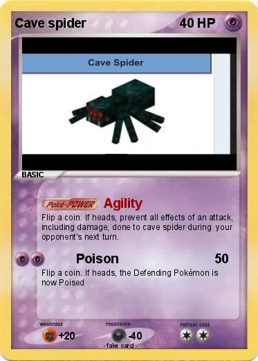 Pokemon Cave spider