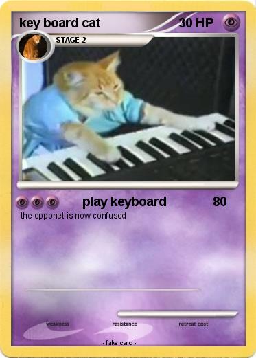 Pokemon key board cat