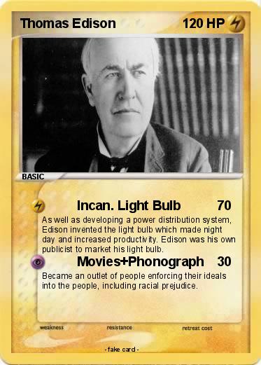 Pokemon Thomas Edison