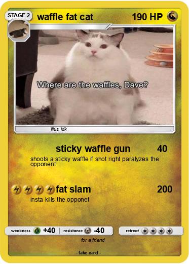 Pokemon waffle fat cat