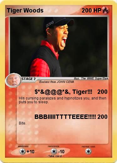 Pokemon Tiger Woods
