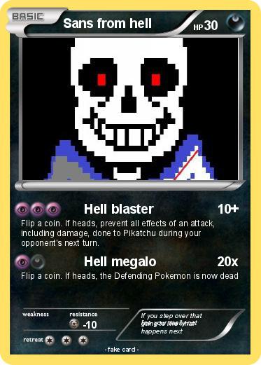 Pokemon Sans from hell