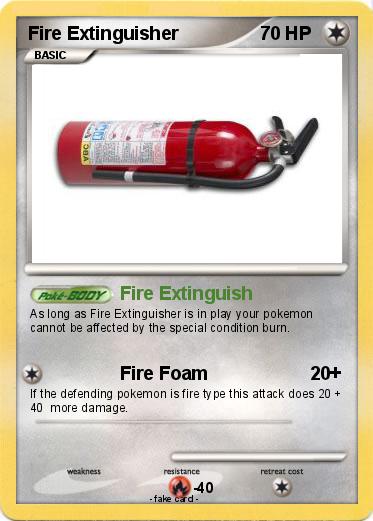 Pokemon Fire Extinguisher
