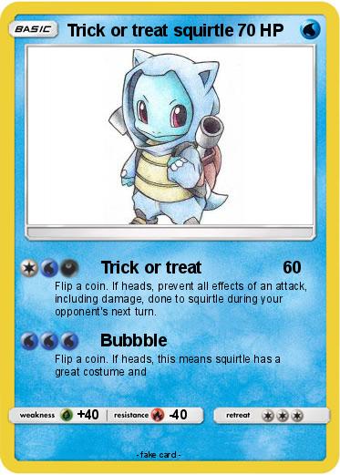 Pokemon Trick or treat squirtle