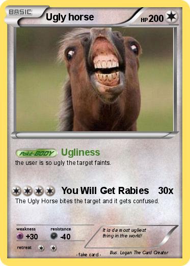 Pokemon Ugly horse