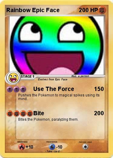 Pokemon Rainbow Epic Face