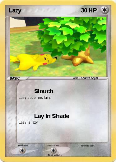 Pokemon Lazy