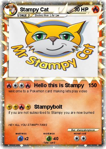 Pokemon Stampy Cat
