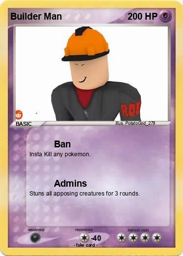 Pokemon Builder Man