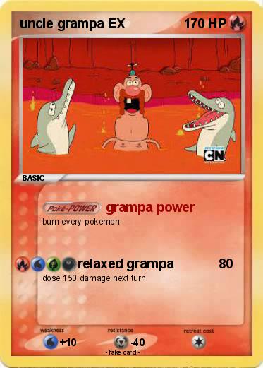 Pokemon uncle grampa EX