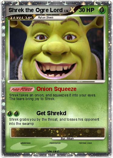 Pokemon Shrek the Ogre Lord
