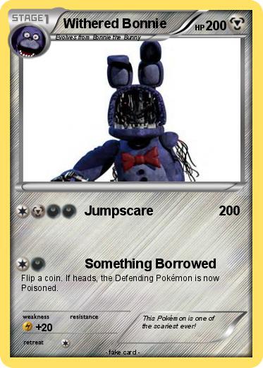 Pokemon Withered Bonnie