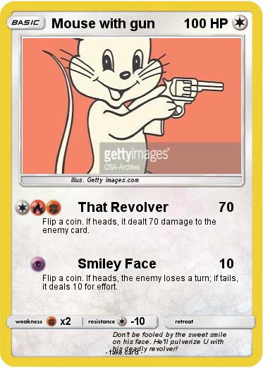 Pokemon Mouse with gun