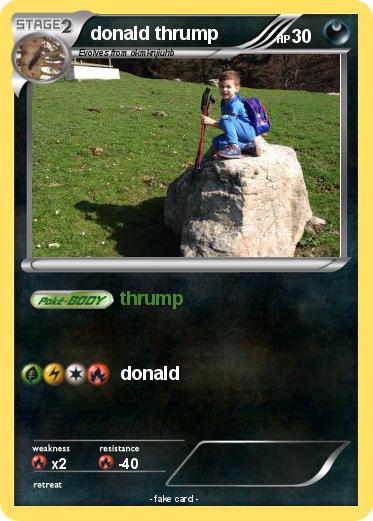 Pokemon donald thrump