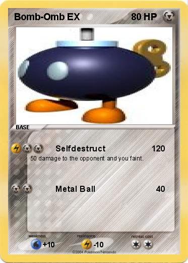 Pokemon Bomb-Omb EX                      