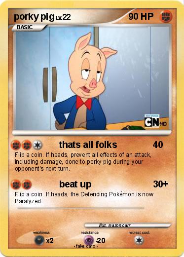 Pokemon porky pig