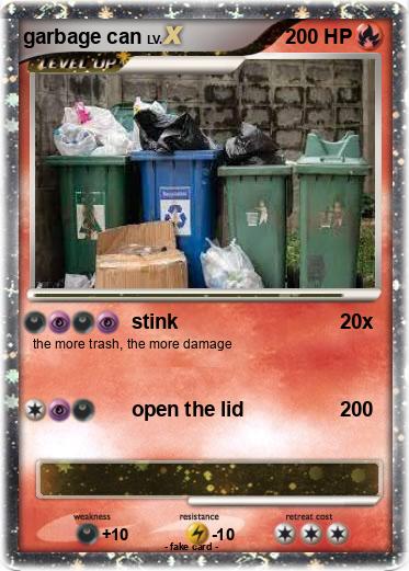 Pokemon garbage can