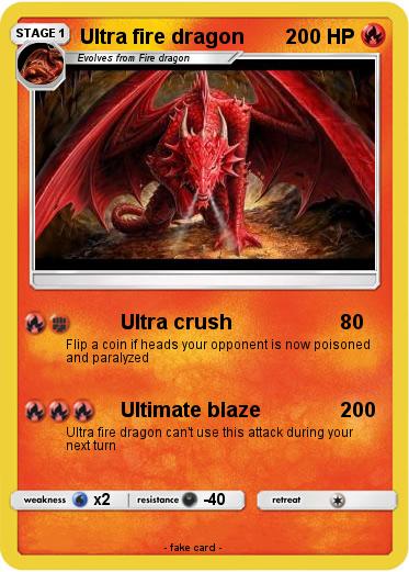 Pokemon Ultra fire dragon