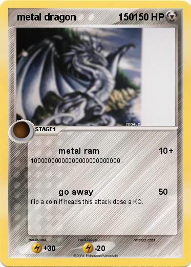 Pokemon  metal dragon                150