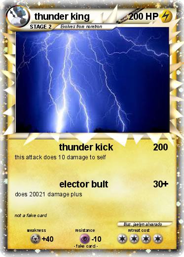 Pokemon thunder king