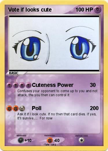 Pokemon Vote if looks cute