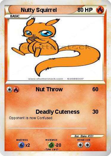 Pokemon Nutty Squirrel