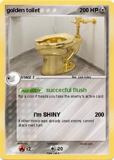 Pokemon golden toilet