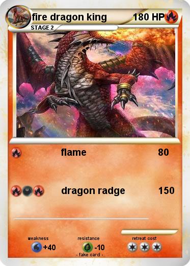 Pokemon fire dragon king