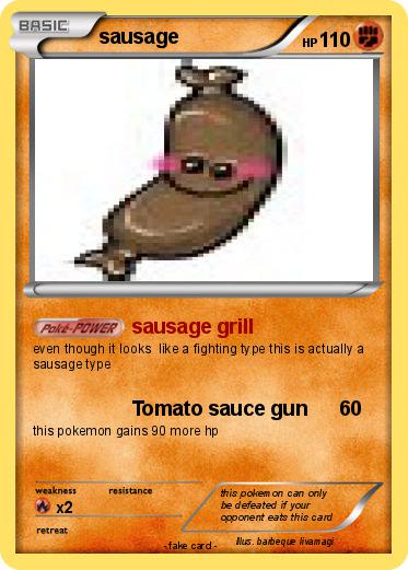 Pokemon sausage